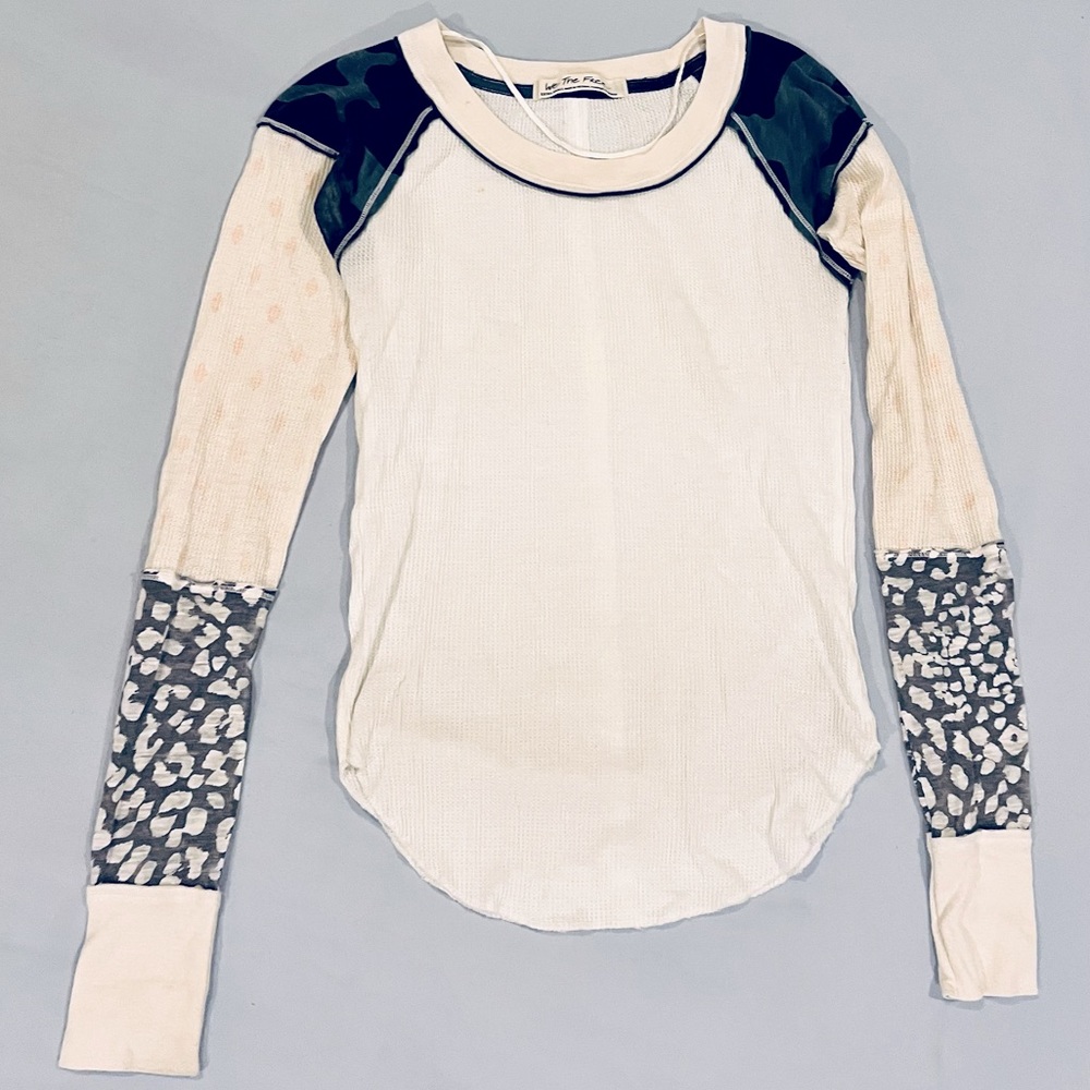 Free People Long Sleeve Mix n Match Thermal